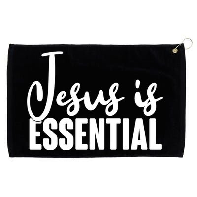 Jesus Is Essential Grommeted Golf Towel