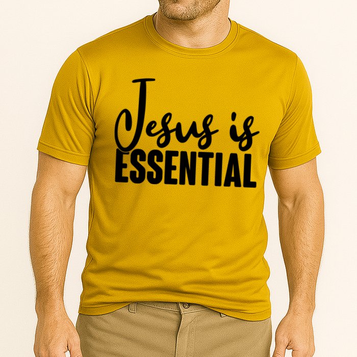 Jesus Is Essential Cooling Performance Crew T-Shirt