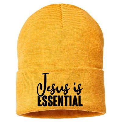 Jesus Is Essential Sustainable Knit Beanie