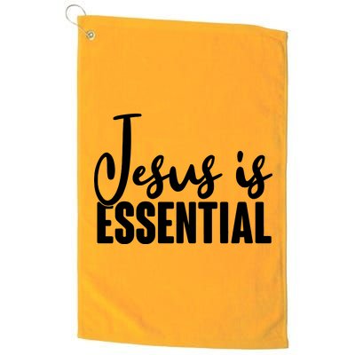 Jesus Is Essential Platinum Collection Golf Towel