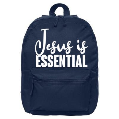 Jesus Is Essential 16 in Basic Backpack