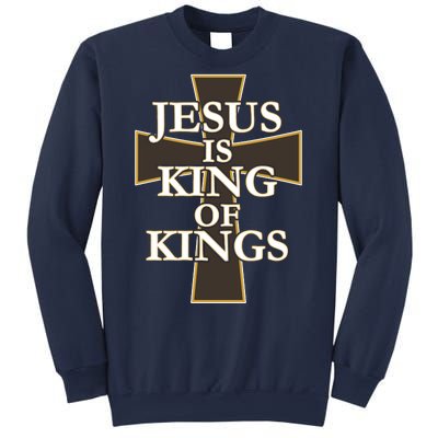 Jesus Is King of Kings Cross Religious Sweatshirt