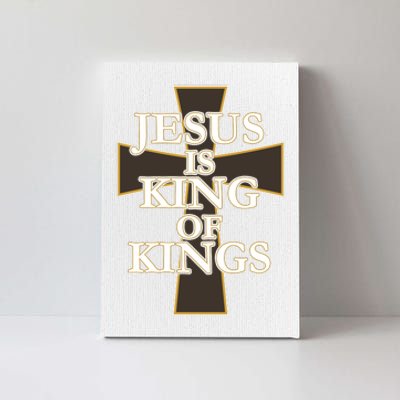 Jesus Is King of Kings Cross Religious Canvas