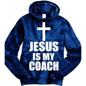 Jesus Is My Coach Tie Dye Hoodie