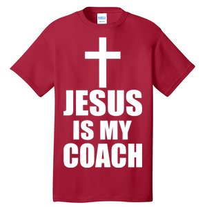 Jesus Is My Coach Tall T-Shirt