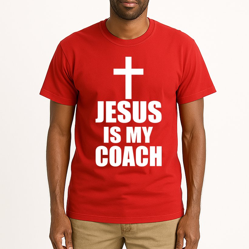Jesus Is My Coach Tall T-Shirt
