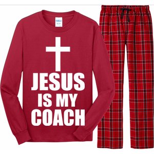 Jesus Is My Coach Long Sleeve Pajama Set