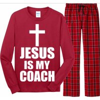 Jesus Is My Coach Long Sleeve Pajama Set