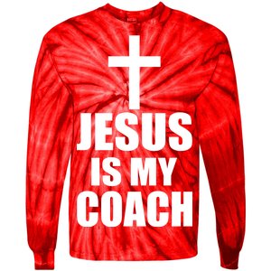 Jesus Is My Coach Tie-Dye Long Sleeve Shirt