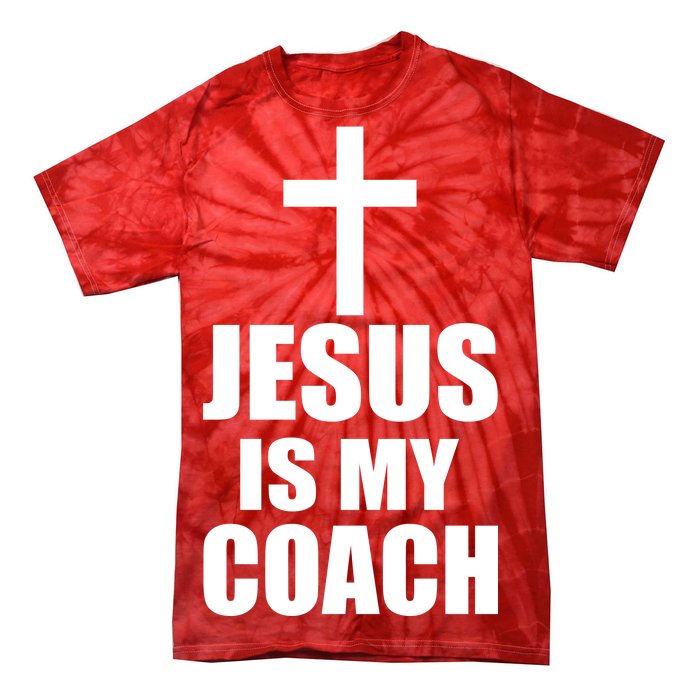 Jesus Is My Coach Tie-Dye T-Shirt