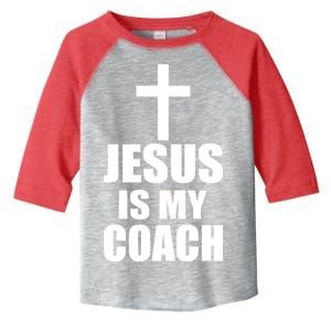 Jesus Is My Coach Toddler Fine Jersey T-Shirt