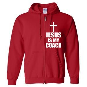 Jesus Is My Coach Full Zip Hoodie