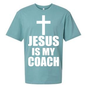 Jesus Is My Coach Sueded Cloud Jersey T-Shirt