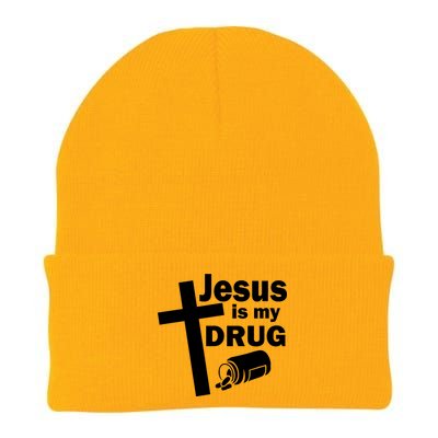 Jesus Is My Drug Knit Cap Winter Beanie