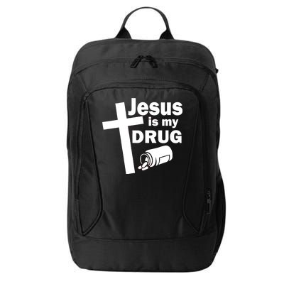 Jesus Is My Drug City Backpack