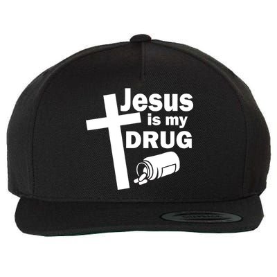 Jesus Is My Drug Wool Snapback Cap