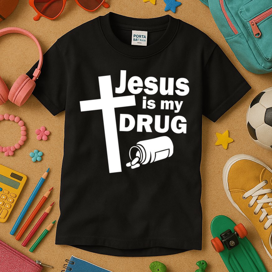 Jesus Is My Drug Kids T-Shirt