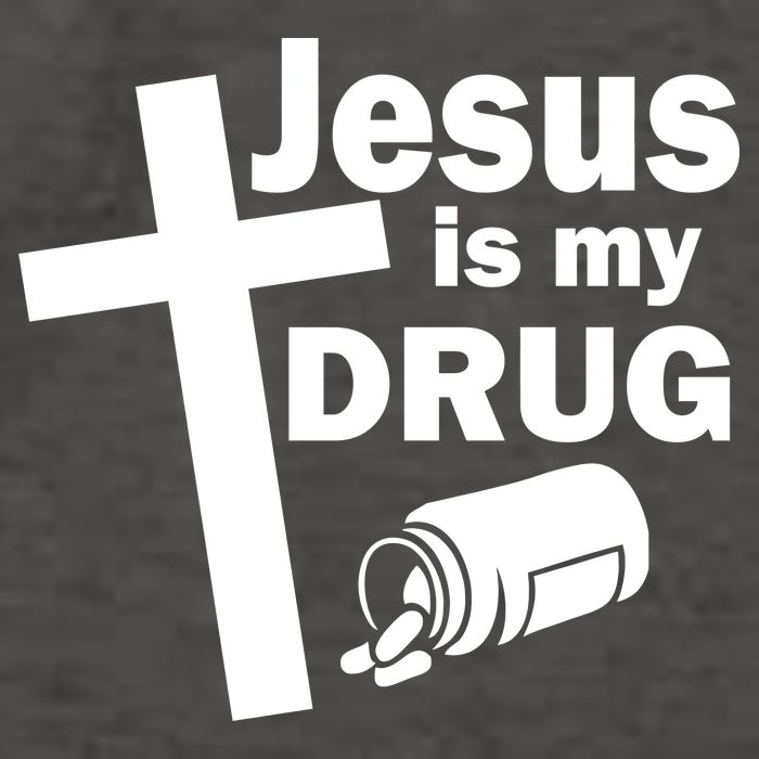 Jesus Is My Drug Vector Backpack