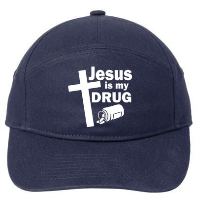 Jesus Is My Drug 7-Panel Snapback Hat