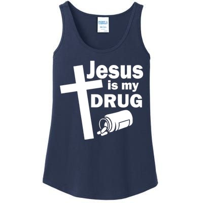 Jesus Is My Drug Ladies Essential Tank