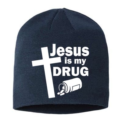 Jesus Is My Drug Sustainable Beanie