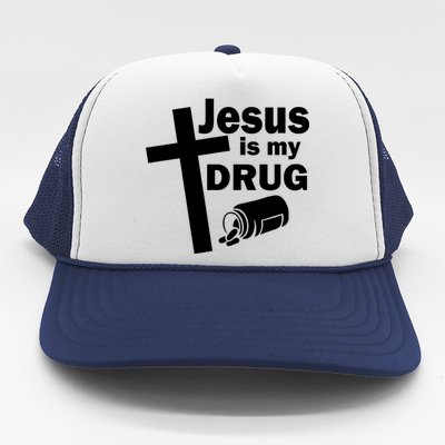 Jesus Is My Drug Trucker Hat