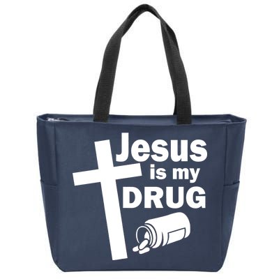 Jesus Is My Drug Zip Tote Bag