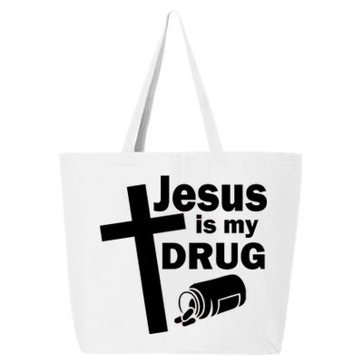 Jesus Is My Drug 25L Jumbo Tote