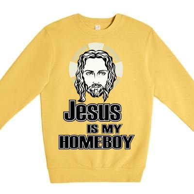 Jesus Is My Homeboy Premium Crewneck Sweatshirt