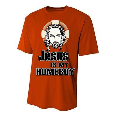 Jesus Is My Homeboy Performance Sprint T-Shirt