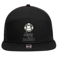 Jesus Is My Homeboy 7 Panel Mesh Trucker Snapback Hat
