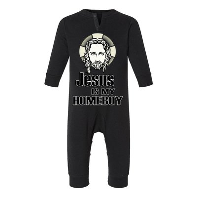 Jesus Is My Homeboy Infant Fleece One Piece