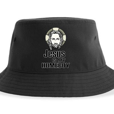Jesus Is My Homeboy Sustainable Bucket Hat