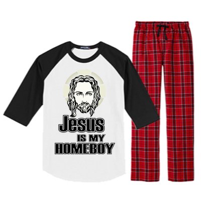 Jesus Is My Homeboy Raglan Sleeve Pajama Set