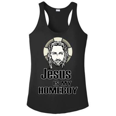 Jesus Is My Homeboy Ladies PosiCharge Competitor Racerback Tank