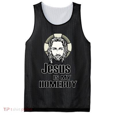 Jesus Is My Homeboy Mesh Reversible Basketball Jersey Tank