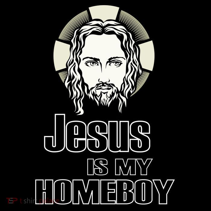 Jesus Is My Homeboy Women's V-Neck T-Shirt