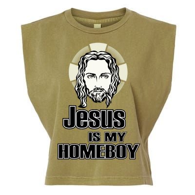 Jesus Is My Homeboy Garment-Dyed Women's Muscle Tee