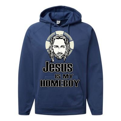 Jesus Is My Homeboy Performance Fleece Hoodie