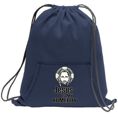 Jesus Is My Homeboy Sweatshirt Cinch Pack Bag