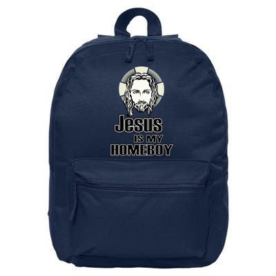 Jesus Is My Homeboy 16 in Basic Backpack