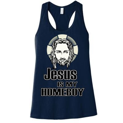 Jesus Is My Homeboy Women's Racerback Tank