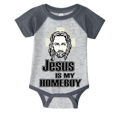 Jesus Is My Homeboy Infant Baby Jersey Bodysuit