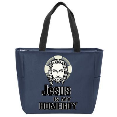 Jesus Is My Homeboy Zip Tote Bag