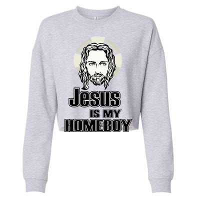 Jesus Is My Homeboy Cropped Pullover Crew