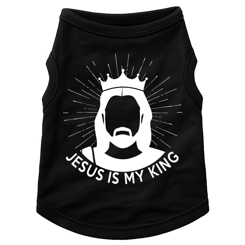 Jesus Is My King Doggie Tank