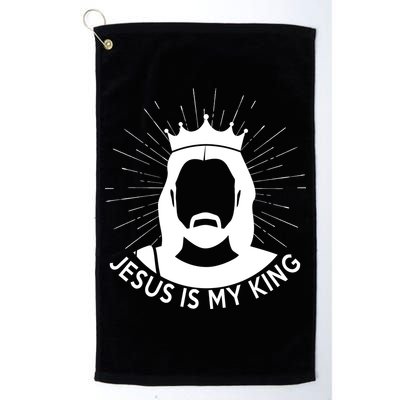 Jesus Is My King Golf Towel