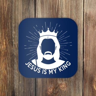 Jesus Is My King Coaster