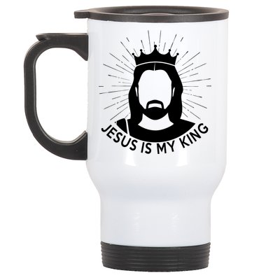 Jesus Is My King Stainless Steel Travel Mug