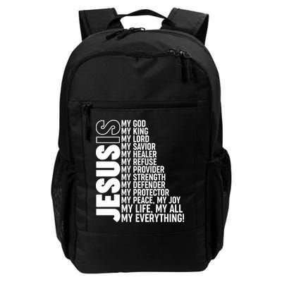 Jesus Is My Life My All My Everything Backpack